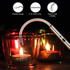 USB electric lighter with sleek design, rechargeable via USB port, ideal for lighting candles or cigarettes, from سوق كوم.