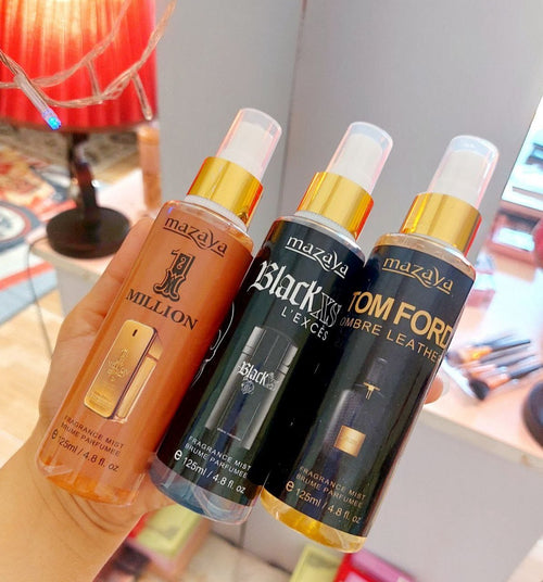 بخاخ معطر للجسم رجالي بلاك نوار من مموا - 250 مل | رائحة جذابة وانتعاش يومي