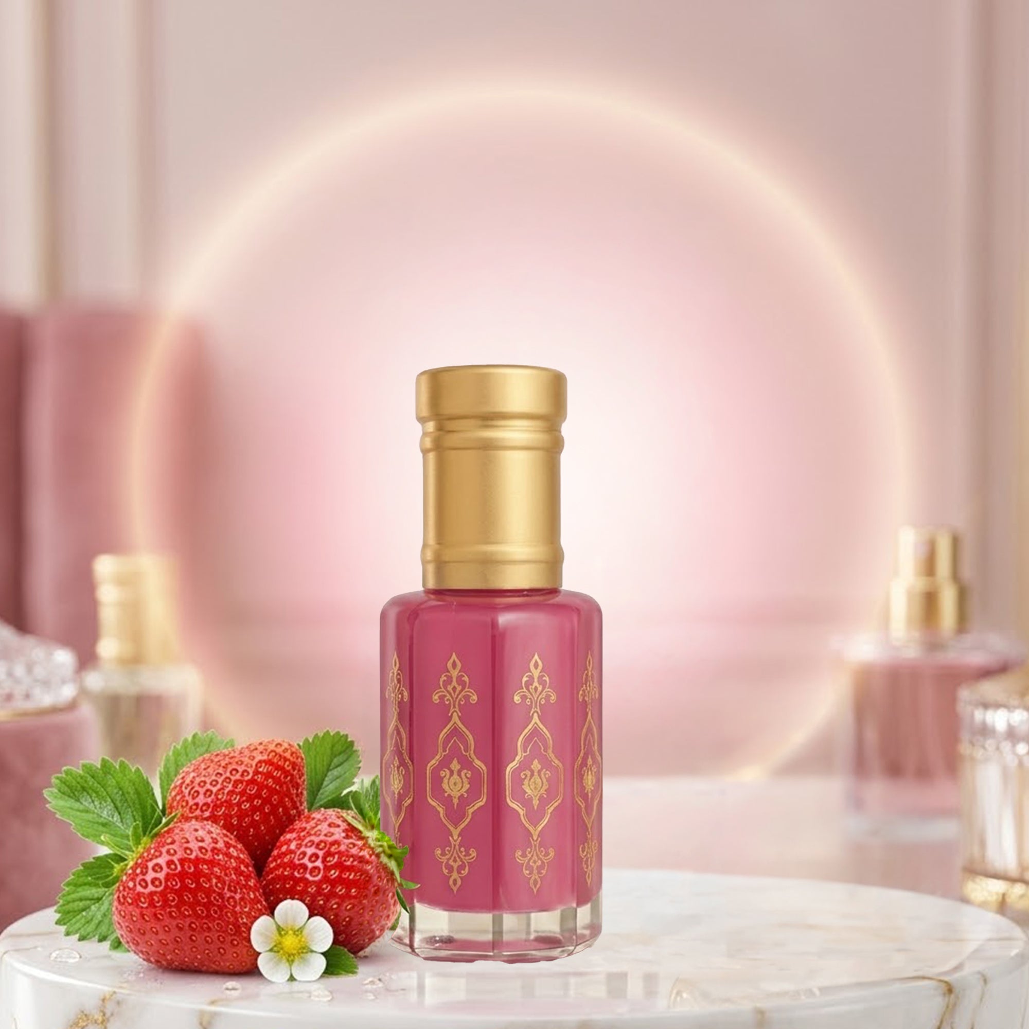 مسك الطهارة بالفراولة - عطر عطري للجسم بحجم 3 مل | رائحة منعشة تدوم طويلاً