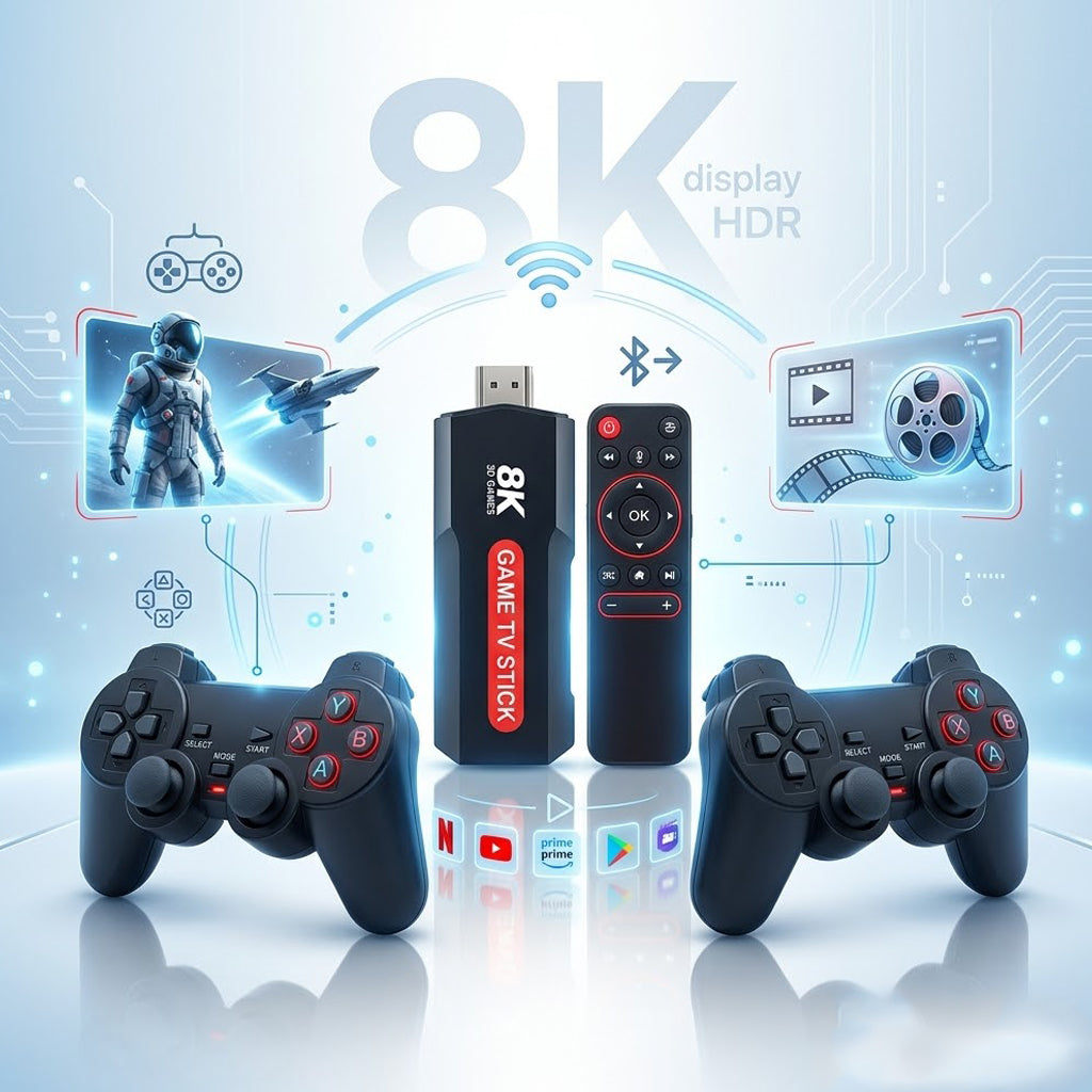 • Game TV BOX Stick 8K