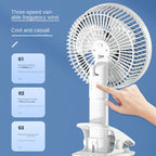 A 2-in-1 clip fan with adjustable head and compact design, perfect for personal cooling, branded by سوق كوم.