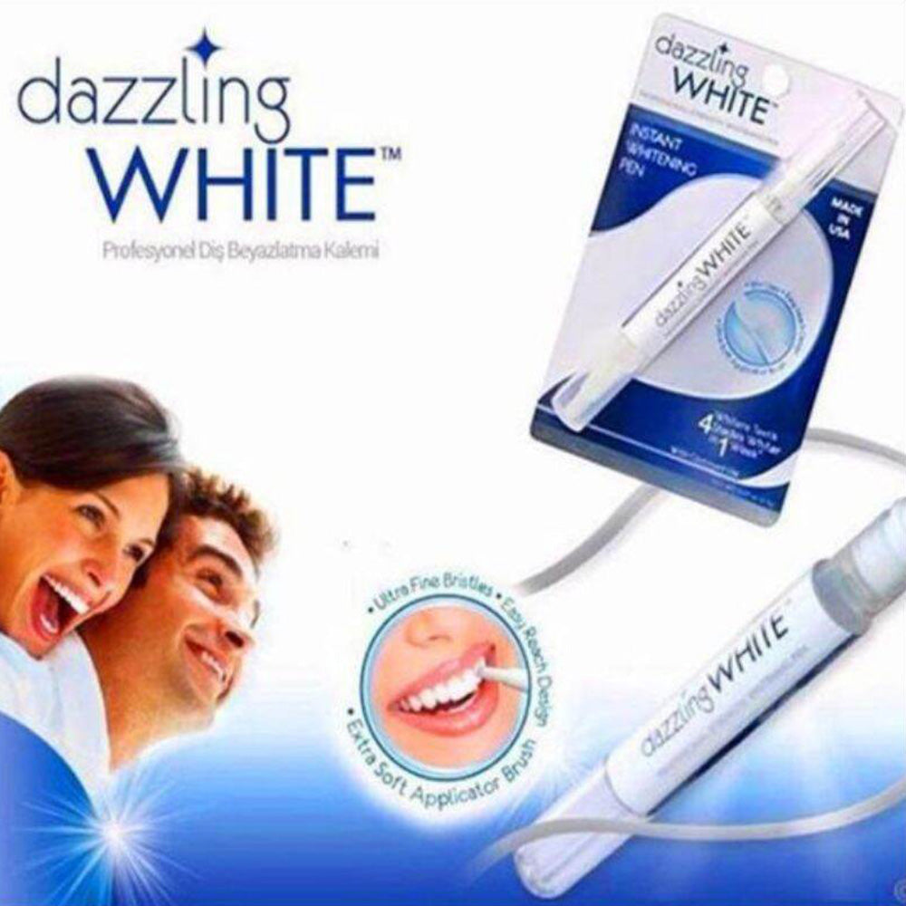 قلم تبييض الأسنان الأمريكي لإزالة البقع الصفراء