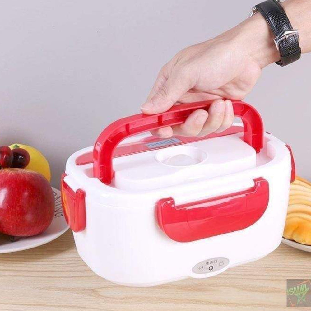 لانش بوكس كهربائي محمول بتصميم مقسم للخضار والطعام