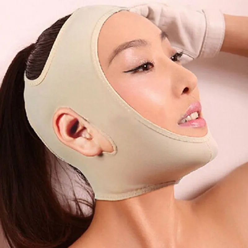 عرض التجميل ( جهاز مساج لشد الوجة والرقبة + حزام نحت الذقن )
