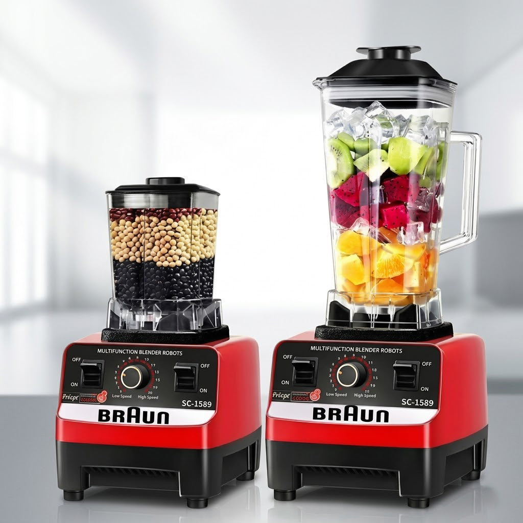• خلاط + مطحنه 10000 وات BRAUN