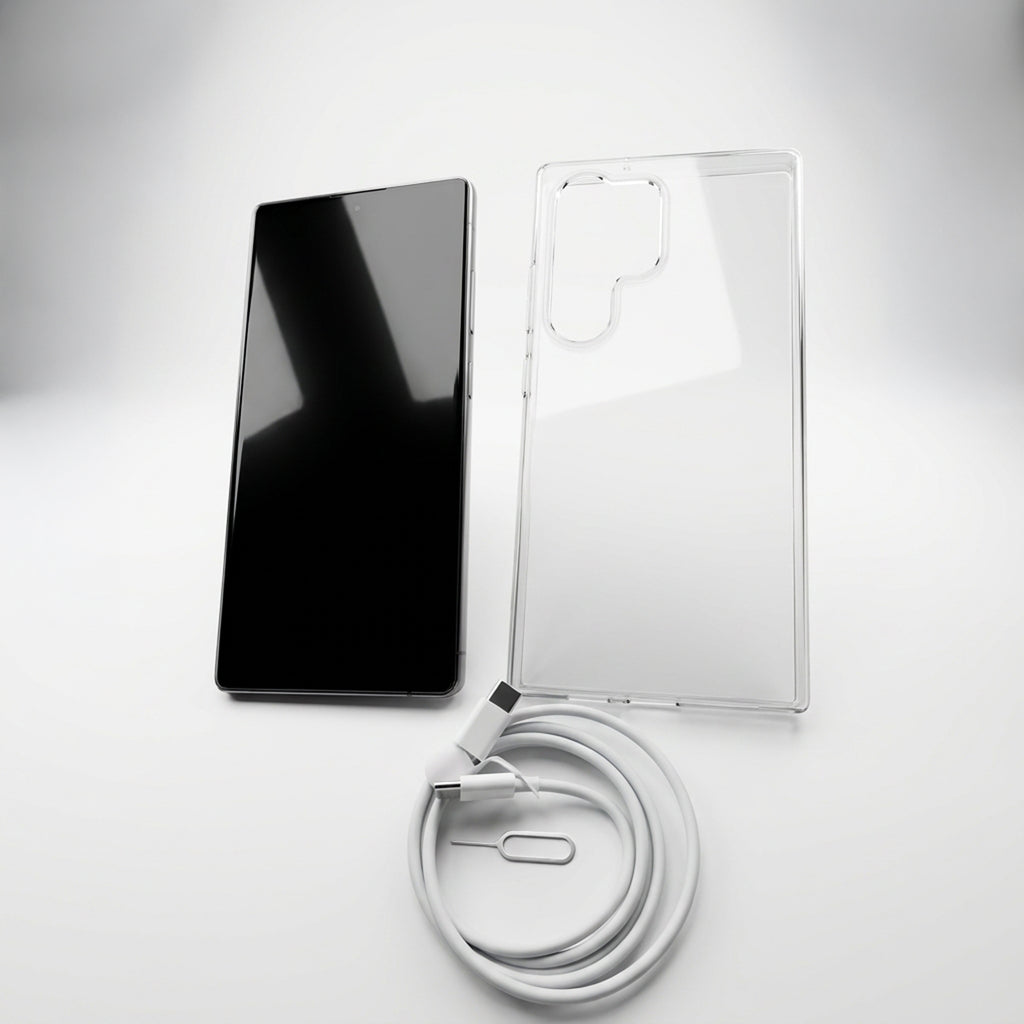 U25 Ultra 5G mobile phone from سوق الأمانة showing sleek design and screen display, advanced 5G features and modern smartphone look.
