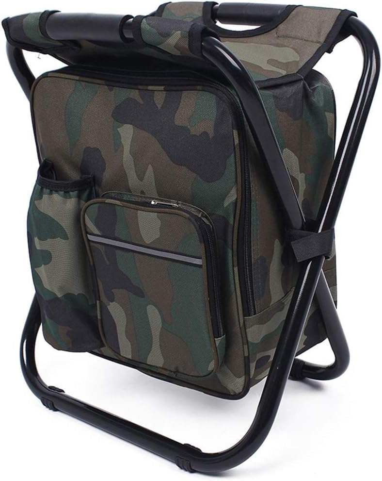 Travel chair with carrying case, lightweight and portable, ideal for outdoor trips and camping, from a popular travel gear brand.