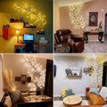 Warm indoor light fixture featuring a branch and tree design, enhancing interior decor with natural-inspired illumination.