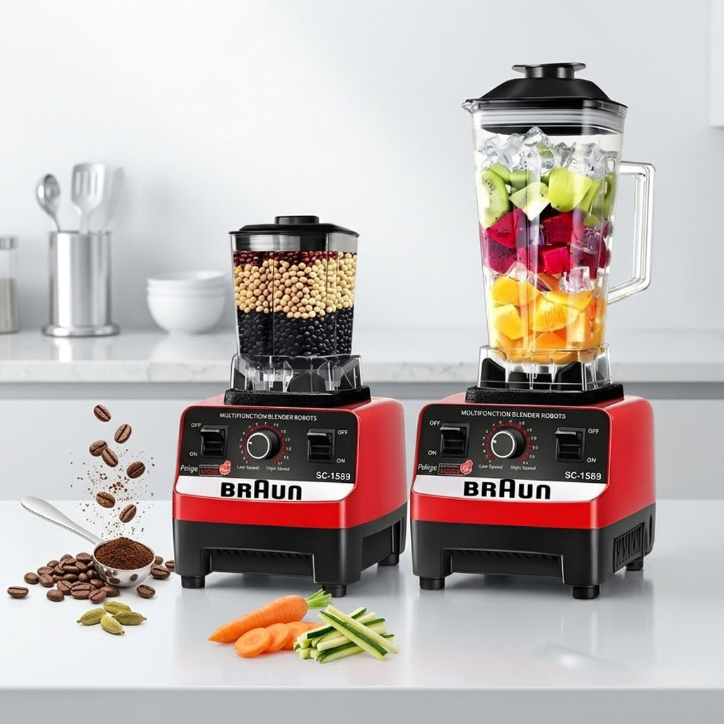 • خلاط + مطحنه 10000 وات BRAUN