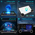 10-inch Android smart car display with 32GB storage and 2GB RAM, popular car multimedia screen for enhanced in-car entertainment.