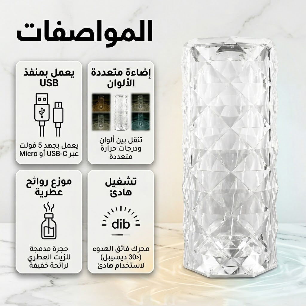 عرض قطعتين اباجوره كريستال و فواحه الترند
