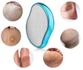 Nano Glass foot pedicure stone for personal hygiene, featuring a textured surface for smoothing and exfoliating feet.