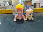 Baby crawling game toy from سوق كوم, colorful and soft, designed for infants to develop motor skills and encourage crawling.