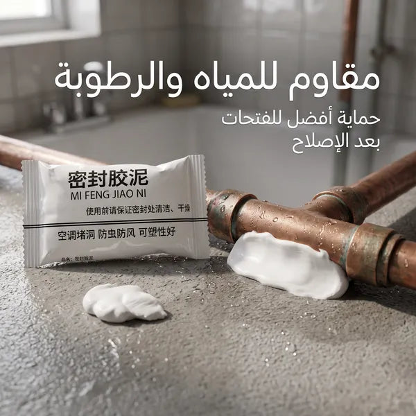 (عجينة لسد الفتحات ومنع تسريب المياه (إصلاح فوري)