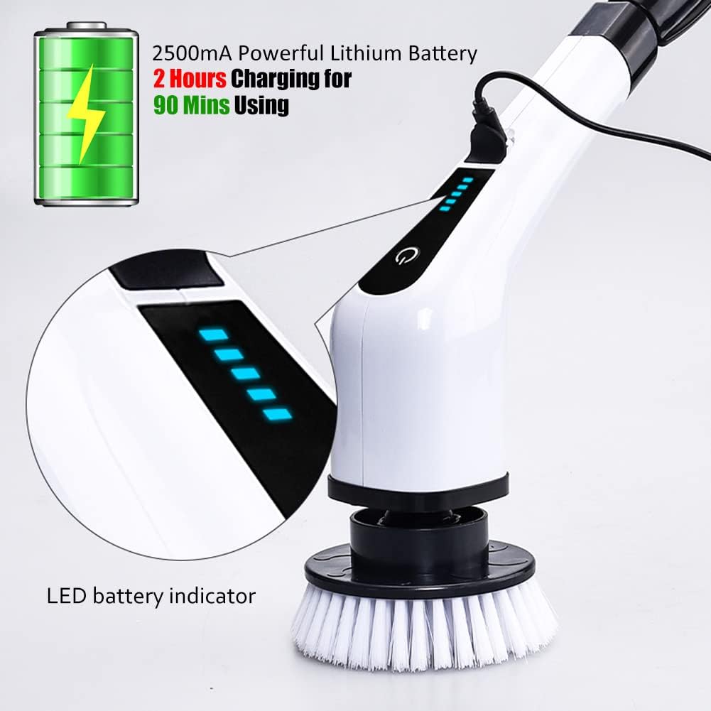 عرض طقم فرشه التنظيف الدواره مع قطعه اسبراي التنظيف الجبار Multipurpose Bubble Cleaner