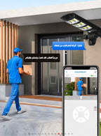 كشاف و كاميرا بواى فاى تدعم شريحة بالطاقة الشمسية