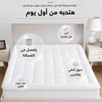مرتبة تطرية فندقية 120×200 سم مصرية الصنع لتحسين النوم وحماية المرتبة