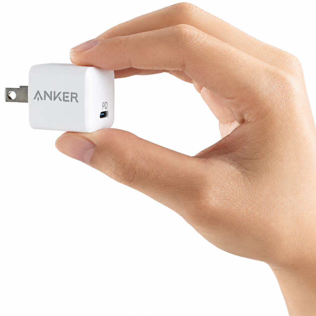 عرض Anker Power Port Nano-20W + كابل شاحن USB متعدد 15 سم، شحن سريع 3 في 1 (Lightning, Type-C &amp; Micro USB)