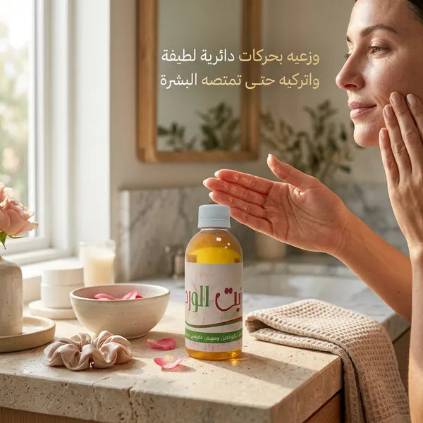 زيت الورد الوردي - المحفز الطبيعي للبشرة