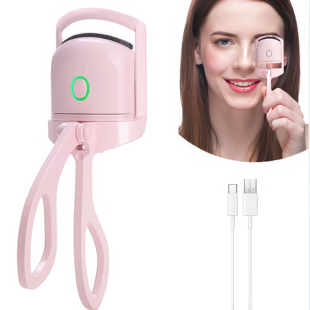 مقص تجعيد الرموش الكهربائي بشاحن USB
