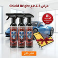 ملمع سيارات Shield Bright نانو بوليمر مع فوط مايكروفايبر