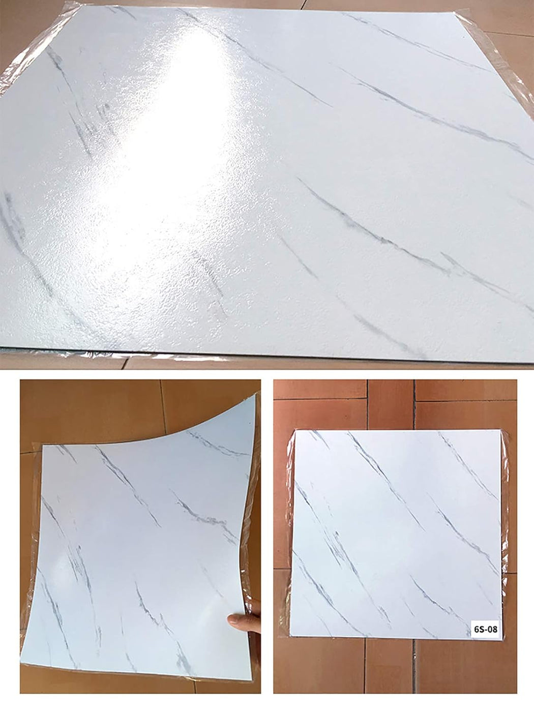 بديل الرخام عالي الجودة - 2 قطعة بمقاس 30×60 سم