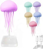Illuminated jellyfish gift from سوق كوم, featuring glowing tentacles and a clear body, perfect for decorative and novelty purposes.