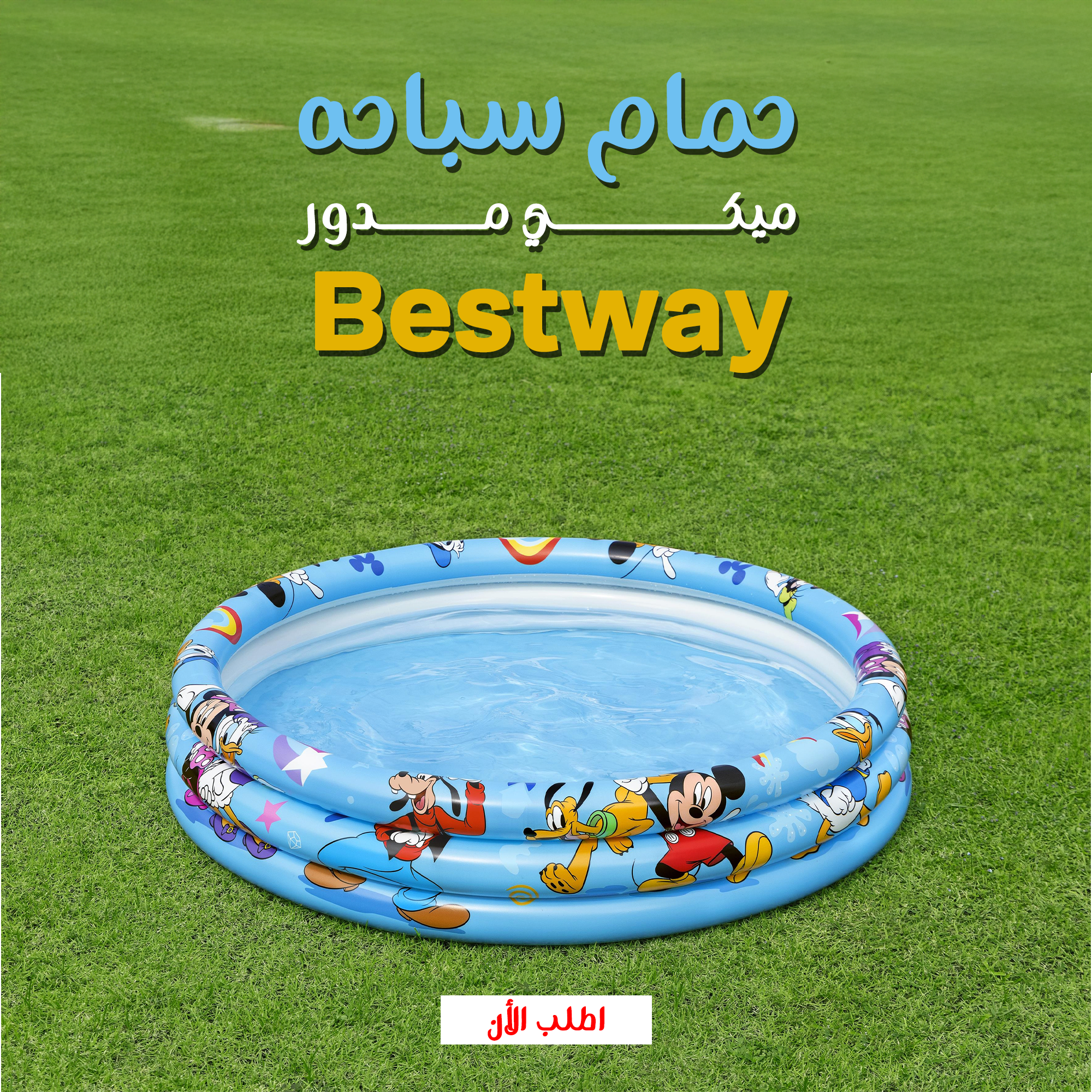 حمام سباحه ميكي مدور 122 في 25 سم Bestway