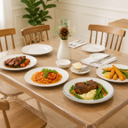 مفرش سفره شفاف 152*228