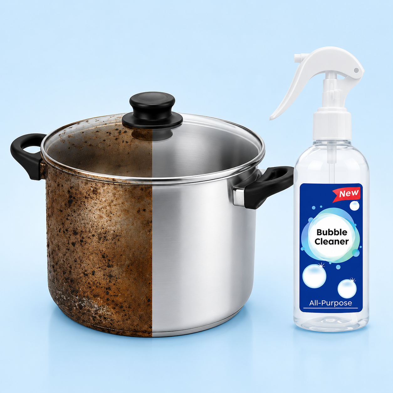 عرض  مزيل خدوش السيارات الترند + اسبراي التنظيف الجبار Multipurpose Bubble Cleaner