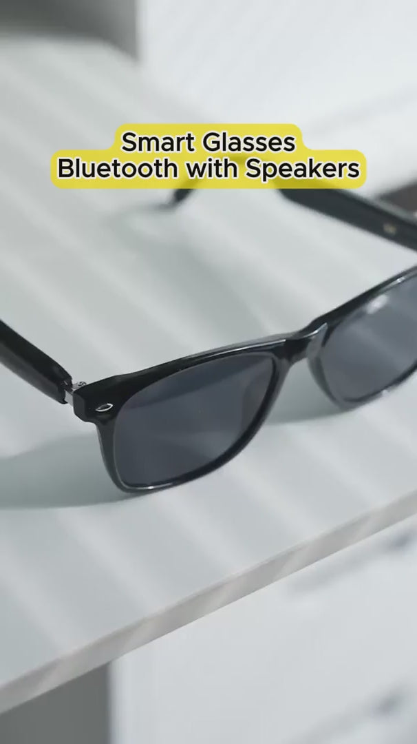 • Smart Glasses Bluetooth with Speakers
