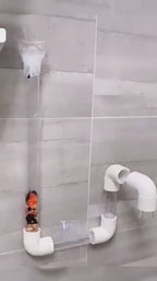 عرض أربع عبوات مسحوق تسليك الأحواض